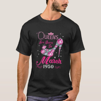 Königinnen sind im März 1950 Queens 71. Geburtstag T-Shirt