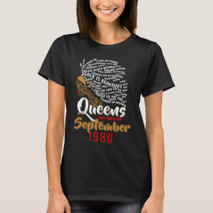 Königinnen sind im SEPTEMBER 1980 40. Geburtstag C T-Shirt