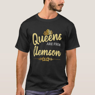 Königinnen sind von CLEMSON SC SÜDCAROLINA Roots T-Shirt