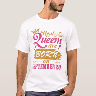 Königinnen werden im September geboren T-Shirt