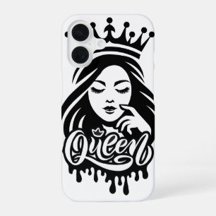 Königinnendesign – Elegante Königskrone iPhone 16 Hülle
