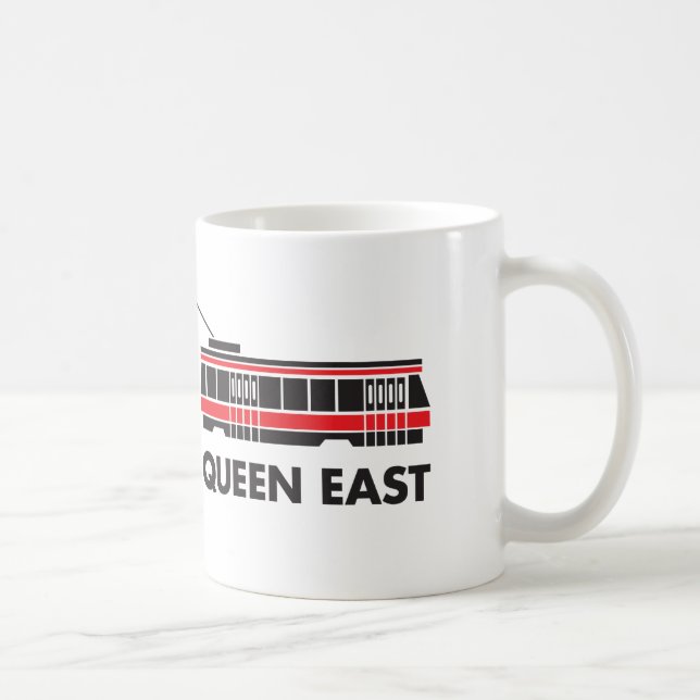 Königinost (Toronto) Streetcar-Tasse Tasse (Rechts)