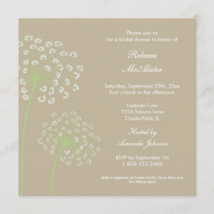 Königin's Anne Bridal Dusche Einladung