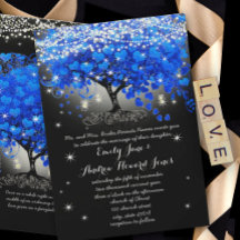 Königlich Blaue Herzblatt-Baum-Mason-Glas auf Schw