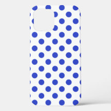 Königlich blaue Polka-Punkte