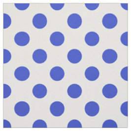 Königlich blaue Polka-Punkte Stoff