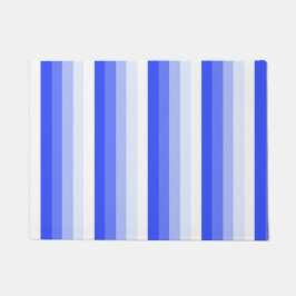 Königlich blaue Schattenstreifen Fußmatte