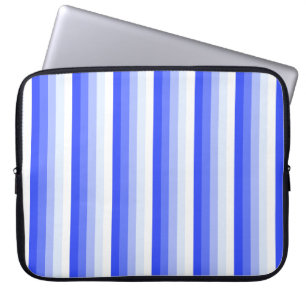 Königlich blaue Schattenstreifen Laptopschutzhülle