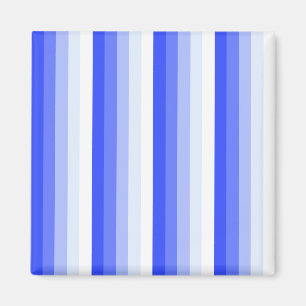 Königlich blaue Schattenstreifen Magnet