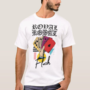 KÖNIGLICH-FLUSH-STRASSENKLEIDUNG-TSHIRT-ENTWURF T-Shirt