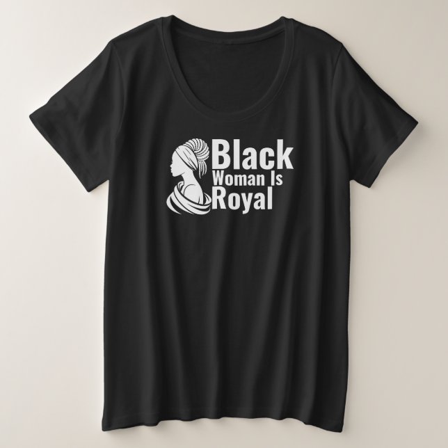 Königlich Große Größe T-Shirt (Design vorne)