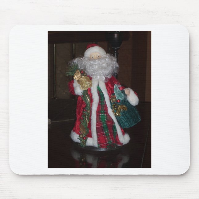 Königlich Karierte Hospho Santa Merina Mousepad (Vorne)