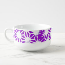 Königlich lila geometrisches Muster