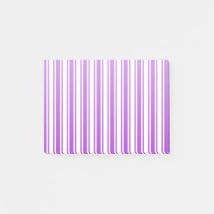 Königlich violette und weiße Bonbonstreifen Post-it Klebezettel