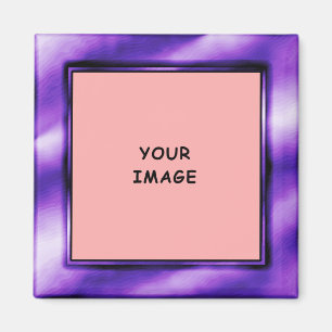 Königlich violetter Bilderrahmenmagnet Magnet