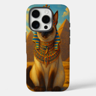 Königliche ägyptische Pharaonenkatze in der Wüste iPhone 16 Pro Hülle