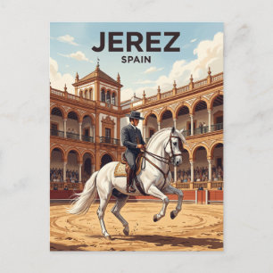 Königliche Andaluisische Schule für Equestrik Kuns Postkarte