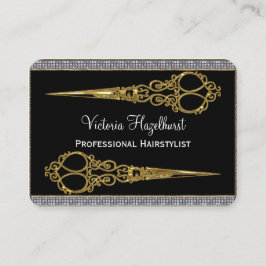 Königliche Château doppelte Scheren beruflich Visitenkarte