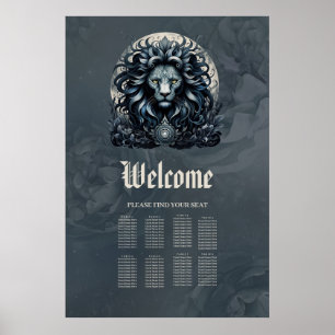 Königliche Eleganz, ein majestätischer Blick auf d Poster