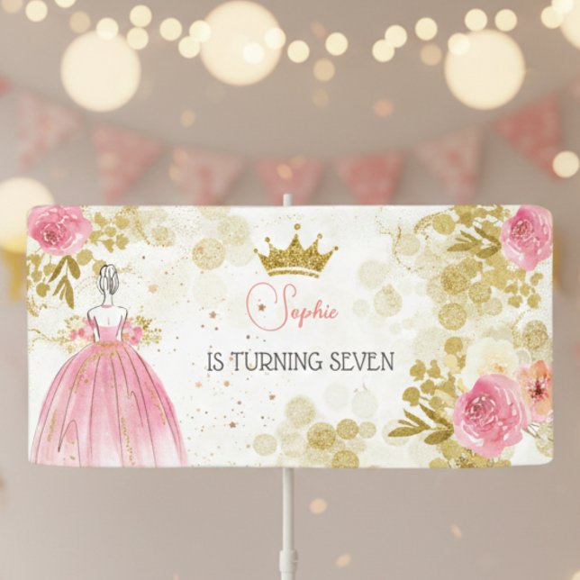 Königliche Feier Rosa Geburtstag der Prinzessin Banner (Von Creator hochgeladen)