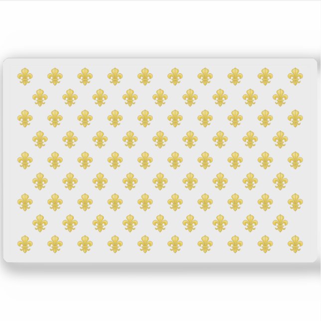 Königliche Flagge Frankreichs Aufkleber (Vorderseite)