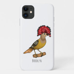 Königliche Fliegenschnäpper-Vogel-Cartoon-Illustra Case-Mate iPhone Hülle