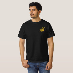Königliche Goldene Biene Imitation von Stickerei T-Shirt