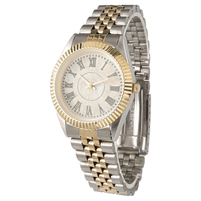 Königliche Golduhr Armbanduhr (Schrägansicht)