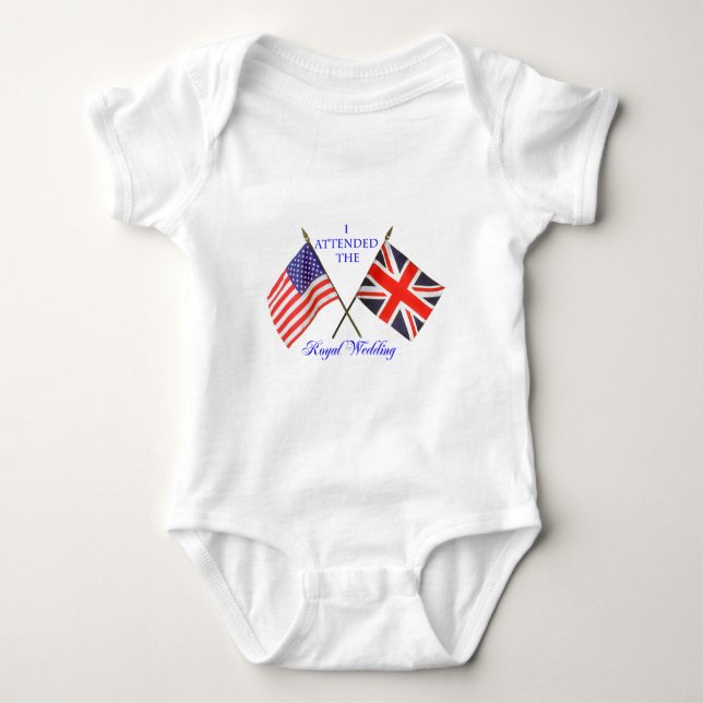 Königliche Hochzeit Baby Strampler (Vorderseite)