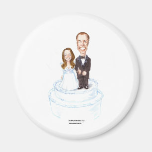 Königliche Hochzeit Catherine & William Geschenke Magnet
