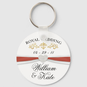 Königliche Hochzeit - elegante Andenken Williams Schlüsselanhänger