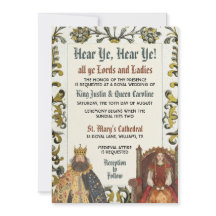 Königliche Hochzeit im Mittelalter