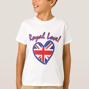 Königliche Hochzeit, Königliche Liebe, Union Jack  T-Shirt