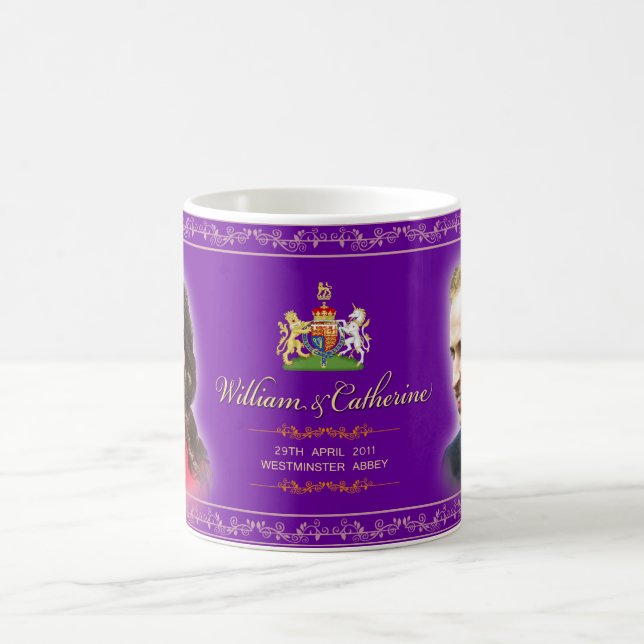 Königliche Hochzeit - William- u. Kaffeetasse (Mittel)