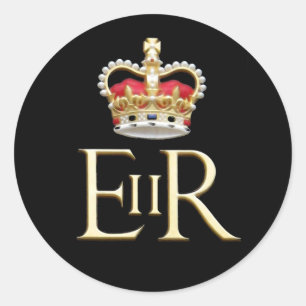 Königliche Jubiläum-Insignien Runder Aufkleber