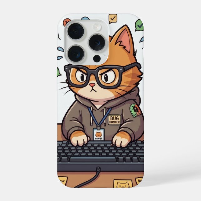Königliche Katzen-Handyhülle iPhone Hülle (Rückseite)