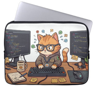 Königliche Katzen-Laptoptasche Laptopschutzhülle