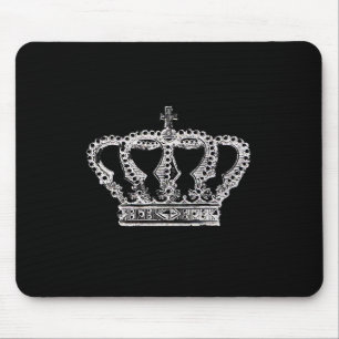 Königliche Krone [dunkel] Mousepad