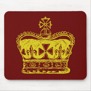 Königliche Kronen-Grafik Mousepad