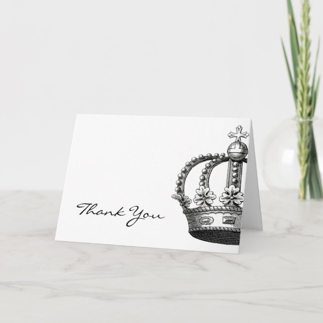 Königliche Kronen-Gruß-Karte Karte (Vorderseite)