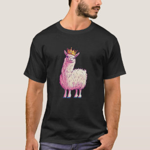 Königliche Lama-Erklärung mit komödiantischer Note T-Shirt