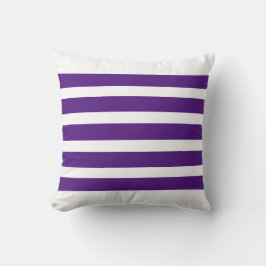 Königliche Lila Streifen Kissen