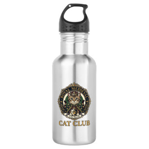 Königliche mittelalterliche Katze Katzen-Vater-Ges Edelstahlflasche