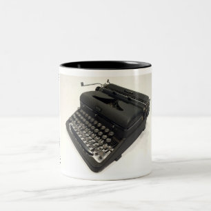 Königliche Pfeilschreibmaschine Zweifarbige Tasse