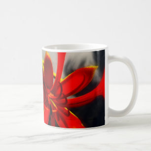 Königliche Poinciana-Blumen-Tasse Kaffeetasse