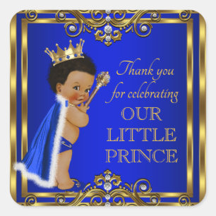 Königliche Prinz Baby Shower Favor Stickers