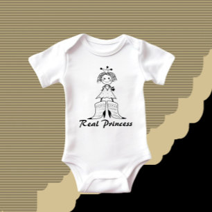Königliche Prinzessin Baby Strampler