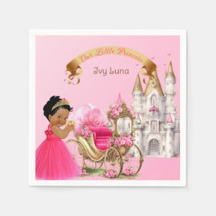 Königliche Prinzessin Burg Beförderung Pink Gold G Serviette