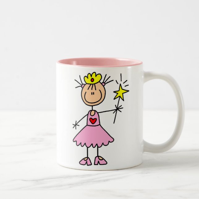 Königliche Prinzessin Wand Mug Zweifarbige Tasse (Rechts)