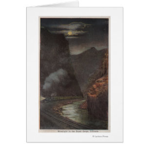 Königliche Schlucht, CO - Mondlicht Aussicht auf Z